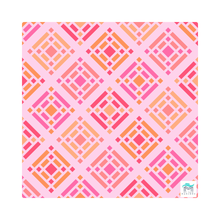 Load image into Gallery viewer, MAHJONG MAT  |  Brightside  |  33" x 33": Brightside Pink