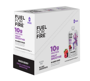 Fuel For Fire Mixed Berry Fruit & Protein Smoothie 4.5 oz