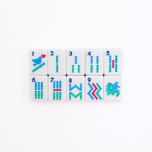 Load image into Gallery viewer, MINI TRAVEL MAHJONG  |  Mini Anywhere Series  |  White
