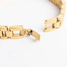 Load image into Gallery viewer, 18K Gold Stainless Steel Watchband Chain Bracelet: Gold