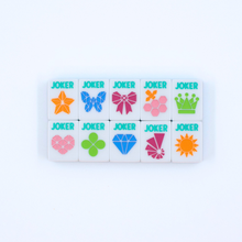Load image into Gallery viewer, Crystal Prism Pink | Mahjong with Bold Angles and Vibrant Vibes | 1.25" x 0.9" x 0.7"