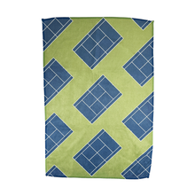 Load image into Gallery viewer, Tennis Towel - Green/Blue - Tennis Court