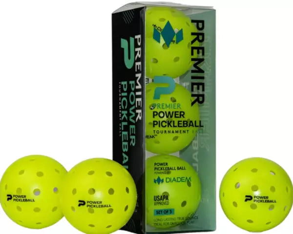 Diadem Premier Power Pickleballs 3-pack