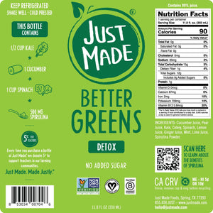 Better Greens Cold Pressed Juice