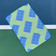 Load image into Gallery viewer, Tennis Towel - Green/Blue - Tennis Court