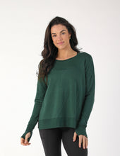 Load image into Gallery viewer, Lounge Long Sleeve: Forest: Forest / XS