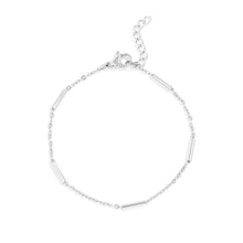 Load image into Gallery viewer, 18K Gold PVD Stainless Steel Satellite Bar Chain Bracelet: Gold