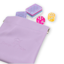 Load image into Gallery viewer, Coin, Dice, Extra Mahjong Tile Pouch  |  4x4" Bag  : Yellow
