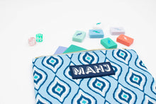 Load image into Gallery viewer, Premium Mahjong Card &amp; Accessory Bag: Diamond- Orange Card &amp; Accessory Bag