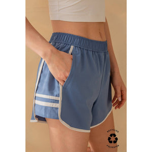 RECYCLED BUTTER TIGER SHORT: Highlight Orange/White / S-M-L(2-2-2)