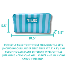 Load image into Gallery viewer, Premium Mahjong Tile Bags  |  Fits Most Large Tile Sets  : Arrows-Red Tile Bag