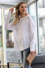 Load image into Gallery viewer, Zenana Cotton Raglan Sleeve Thumbhole Top: MARLIN-174833 / L