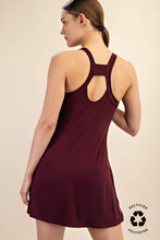 Load image into Gallery viewer, TENNIS ROMPER DRESS: Black / S-M-L(2-2-2)
