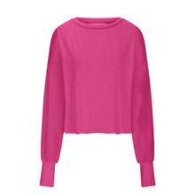 Load image into Gallery viewer, Slouchy wrapped cutout back workout long sleeve Tee: Charcoal / L