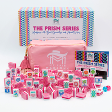 Load image into Gallery viewer, Crystal Prism Pink | Mahjong with Bold Angles and Vibrant Vibes | 1.25" x 0.9" x 0.7"