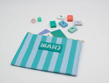 Load image into Gallery viewer, Premium Mahjong Card &amp; Accessory Bag: Diamond- Orange Card &amp; Accessory Bag