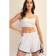 Load image into Gallery viewer, RECYCLED BUTTER TIGER SHORT: Highlight Orange/White / S-M-L(2-2-2)