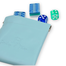 Load image into Gallery viewer, Coin, Dice, Extra Mahjong Tile Pouch  |  4x4" Bag  : Yellow
