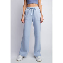 Load image into Gallery viewer, FLEECE FRENCH TERRY STRAIGHT LEG PANTS: H Grey / S-M-L(2-2-2)