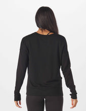 Load image into Gallery viewer, Lounge Long Sleeve: Black: Black / M
