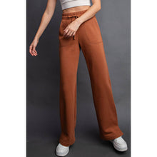 Load image into Gallery viewer, FLEECE FRENCH TERRY STRAIGHT LEG PANTS: H Grey / S-M-L(2-2-2)