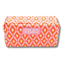 Load image into Gallery viewer, Premium Mahjong Tile Bags  |  Fits Most Large Tile Sets  : Stripes- Purple &amp; Green Tile Bag