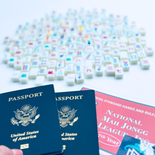 Load image into Gallery viewer, MINI TRAVEL MAHJONG  |  Mini Anywhere Series  |  White