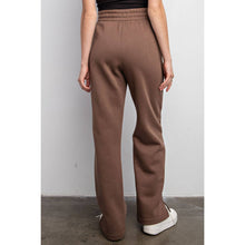 Load image into Gallery viewer, FLEECE FRENCH TERRY STRAIGHT LEG PANTS: H Grey / S-M-L(2-2-2)