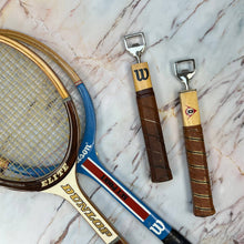 Load image into Gallery viewer, Antique Wooden Tennis Racquet Beer Bottle Opener: Antique Wooden Tennis Racquet Beer Bottle Opener