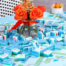 Load image into Gallery viewer, MAHJONG MAT  |  Brightside  |  33" x 33": Brightside Pink