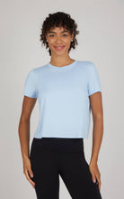 Load image into Gallery viewer, Women's Super Soft Short Sleeve Tee w Tulip Back: White
