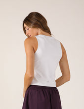 Load image into Gallery viewer, Align Tank: White: White / L