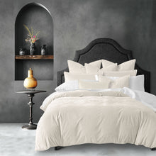 Load image into Gallery viewer, Cascade Velvet Ivory Designer Coverlet Set: Super Queen