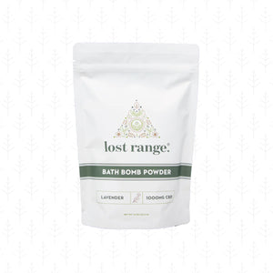 Lost Range Bath Bomb Powder - Lavender (250-1000mg) - 4oz