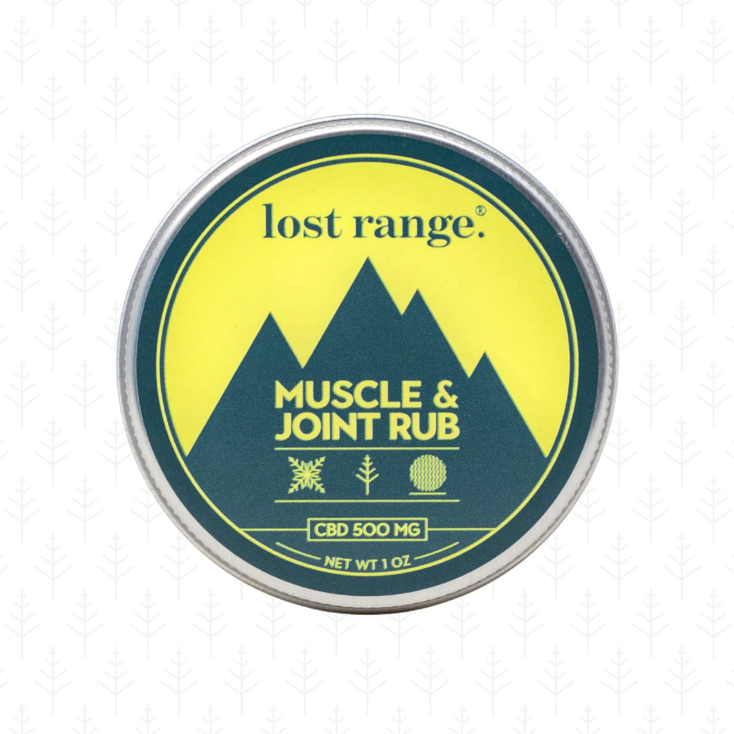 Lost Range Muscle & Joint Rub (500-1000mg) 1oz - 500mg