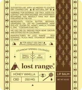 Lost Range Lip Balm (250mg)