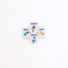 Load image into Gallery viewer, MINI TRAVEL MAHJONG  |  Mini Anywhere Series  |  White