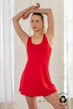Load image into Gallery viewer, TENNIS ROMPER DRESS: Black / S-M-L(2-2-2)