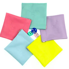 Load image into Gallery viewer, Coin, Dice, Extra Mahjong Tile Pouch  |  4x4" Bag  : Yellow