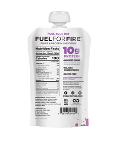 Fuel For Fire Mixed Berry Fruit & Protein Smoothie 4.5 oz