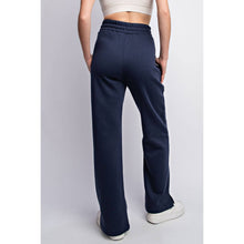 Load image into Gallery viewer, FLEECE FRENCH TERRY STRAIGHT LEG PANTS: H Grey / S-M-L(2-2-2)