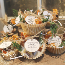 Load image into Gallery viewer, Natural Fire Starters Beautiful Gift or Favor: Orange &amp; Clove / Plain