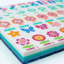 Load image into Gallery viewer, Crystal Prism Blue | Mahjong with Bold Angles and Vibrant Vibes | 1.25" x 0.9" x 0.7"