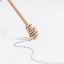 Load image into Gallery viewer, 18K Gold Stainless Steel Turquoise Chain Necklace: Gold / 16+2"