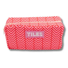Load image into Gallery viewer, Premium Mahjong Tile Bags  |  Fits Most Large Tile Sets  : Stripes- Purple &amp; Green Tile Bag