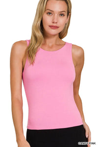 Zenana Double Layered  Tank Top: RUBY-168997 / L