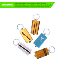 Load image into Gallery viewer, Antique Wooden Tennis Racquet Keychain