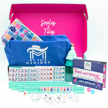 Load image into Gallery viewer, MINI TRAVEL MAHJONG  |  Mini Anywhere Series  |  White