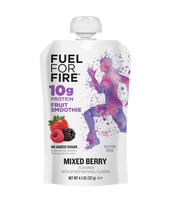 Load image into Gallery viewer, Fuel For Fire Mixed Berry Fruit &amp; Protein Smoothie 4.5 oz