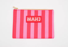 Load image into Gallery viewer, Premium Mahjong Card &amp; Accessory Bag: Diamond- Orange Card &amp; Accessory Bag